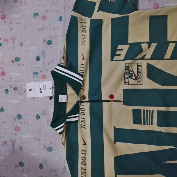 Nike Cactus Plant Flea Market Longsleeve Green Polo Shirt - Picture 6 of 8